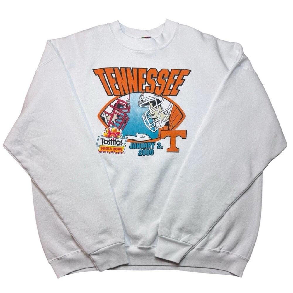 Vintage Tennessee Volunteers Fiesta Bowl Vols Sweatshirt White 90s Fits XXL
